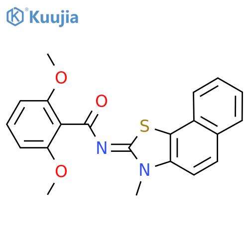 2,6-dimethoxy-N-(2E)-3-methyl-2H,3H-naphtho2,1-d1,3thiazol-2-ylidenebenzamide structure