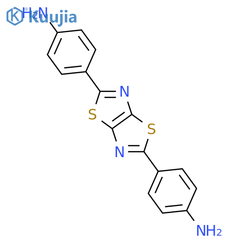 4,4''-[1,3]thiazolo[5,4-d][1,3]thiazole-2,5-diyldianiline structure
