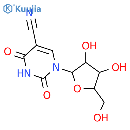 Uridine, 5-cyano- structure