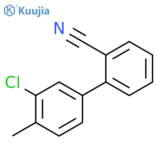 2-(3-Chloro-4-methylphenyl)benzonitrile structure