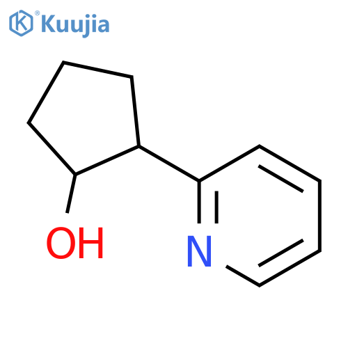 2-(pyridin-2-yl)cyclopentan-1-ol structure