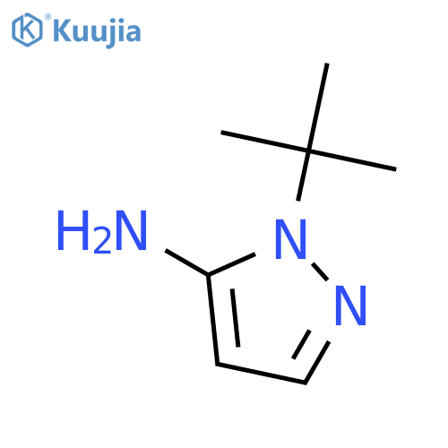 2-tert-butylpyrazol-3-amine structure