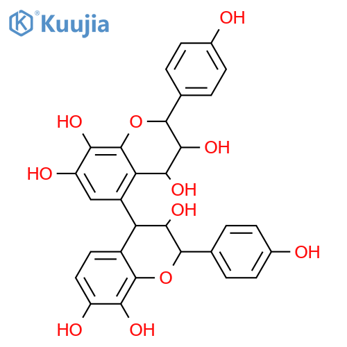 3,4',7,8-Tetrahydroxyflavan-(4→5)-3,4,4',7,8-pentahydroxyflavan; (2R,2''R,3S,3''R,4β,4''S)-form structure