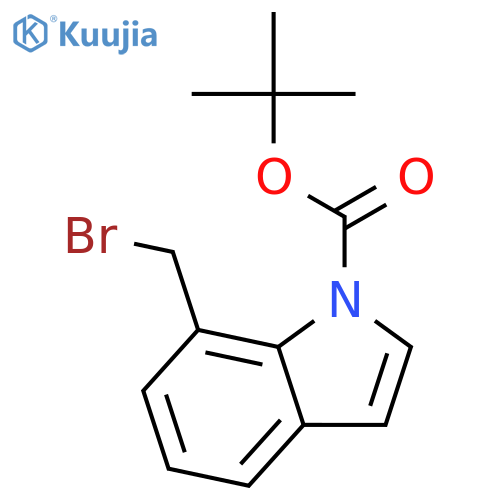 tert-Butyl 7-(bromomethyl)-1H-indole-1-carboxylate structure