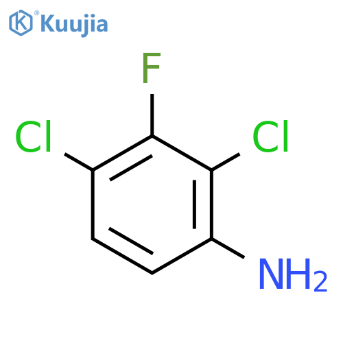 2,4-Dichloro-3-fluoroaniline structure