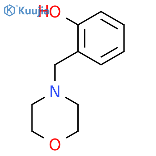 2-(morpholin-4-yl)methylphenol structure