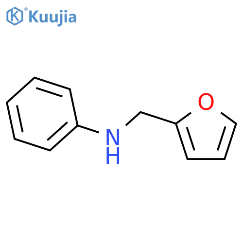 N-[(furan-2-yl)methyl]aniline structure