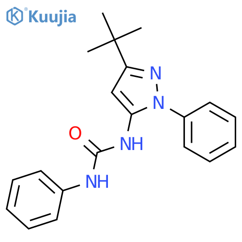 3-(3-tert-butyl-1-phenyl-1H-pyrazol-5-yl)-1-phenylurea structure