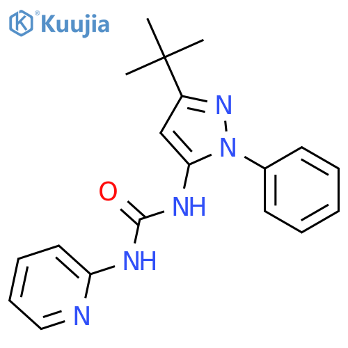 UREA, N-[3-(1,1-DIMETHYLETHYL)-1-PHENYL-1H-PYRAZOL-5-YL]-N'-2-PYRIDINYL- structure