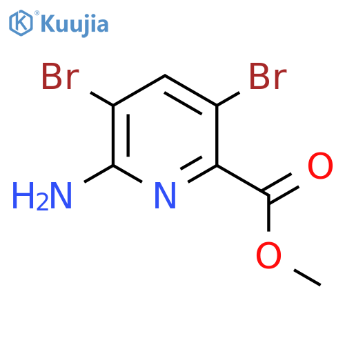 Methyl 6-Amino-3,5-dibromopyridine-2-carboxylate structure