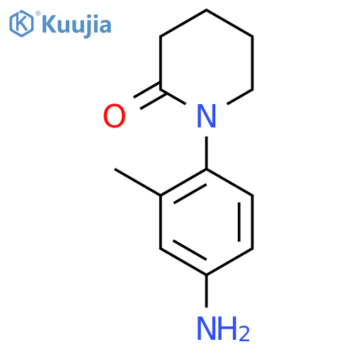 1-(4-amino-2-methylphenyl)piperidin-2-one structure