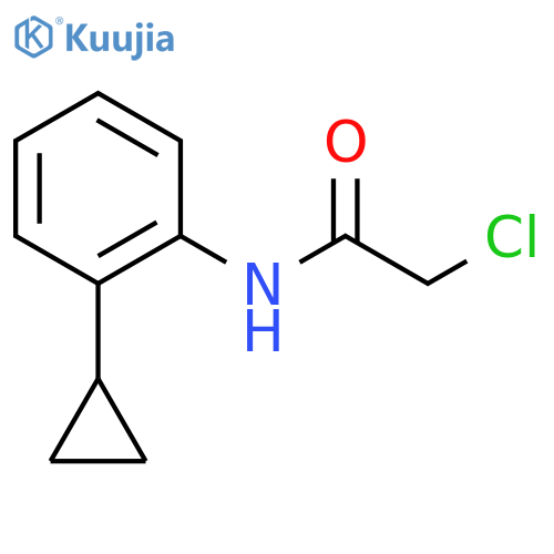 2-Chloro-N-(2-cyclopropylphenyl)acetamide structure
