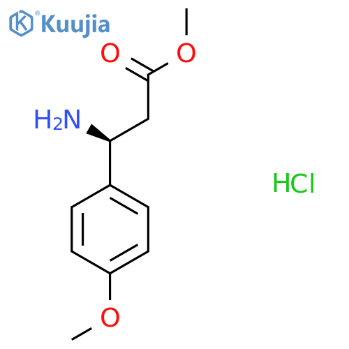 (S)-Methyl 3-Amino-3-(4-methoxyphenyl)-propanoate Hydrochloride structure