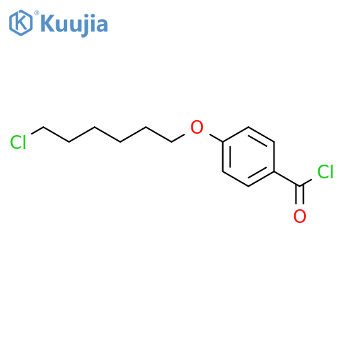 BENZOYL CHLORIDE, 4-[(6-CHLOROHEXYL)OXY]- structure