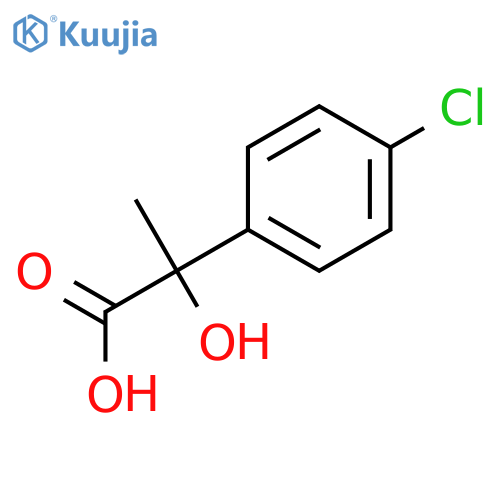 2-(4-chlorophenyl)-2-hydroxypropanoic Acid structure