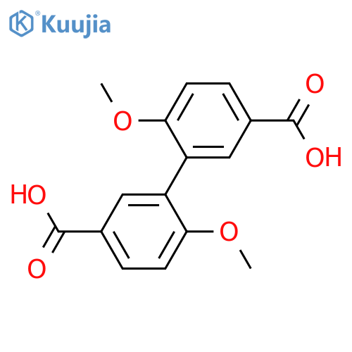 6,6'-Dihydroxy-3,3'-biphenyldicarboxylic acid; Di-Me ether structure