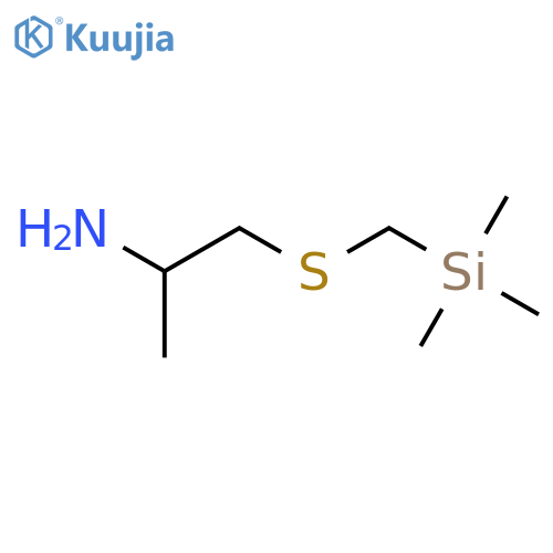 2-PROPANAMINE, 1-[[(TRIMETHYLSILYL)METHYL]THIO]- structure