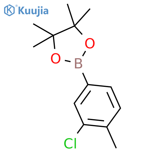 3-Chloro-4-methylphenylboronic acid pinacol ester structure