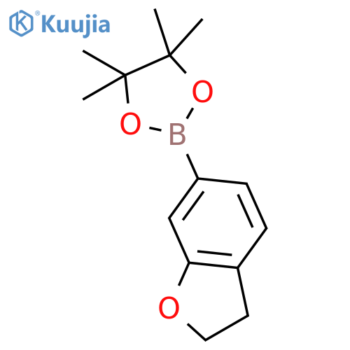2-(2,3-dihydro-1-benzofuran-6-yl)-4,4,5,5-tetramethyl-1,3,2-dioxaborolane structure