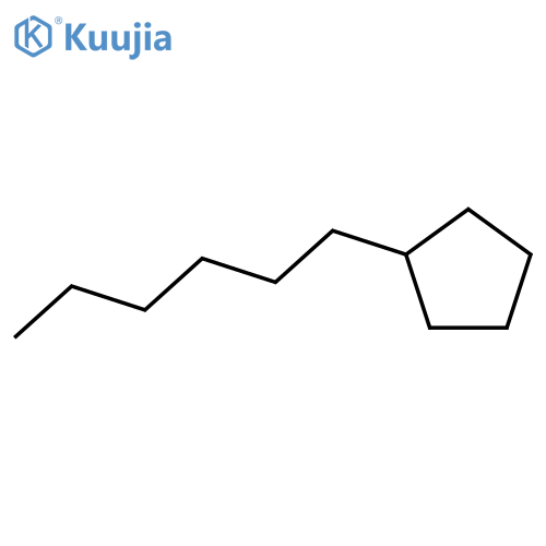 hexylcyclopentane structure