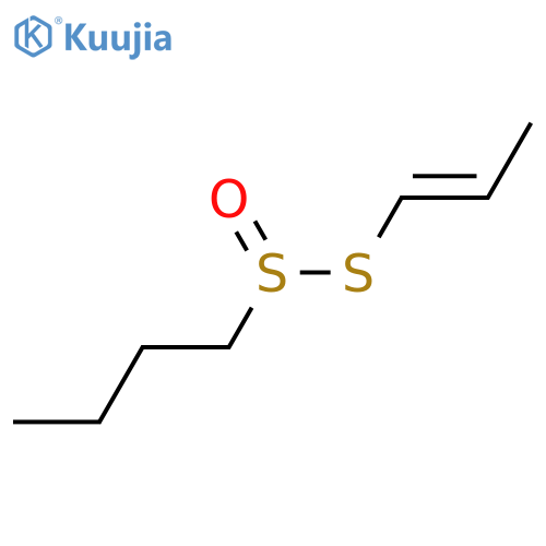 Butyl 1-propenyl disulfide; (E)-form, 5-Oxide structure