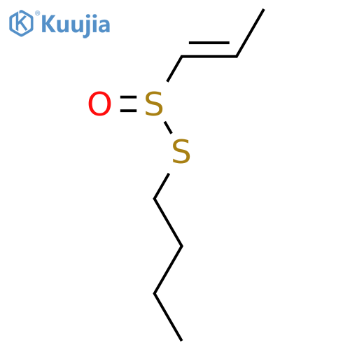 Butyl 1-propenyl disulfide; (E)-form, 4-Oxide structure