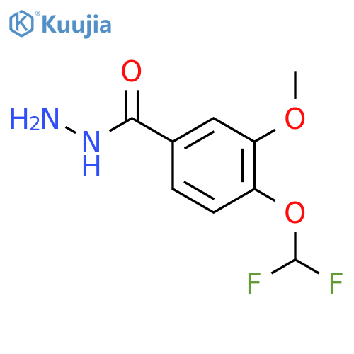 4-(difluoromethoxy)-3-methoxybenzohydrazide structure
