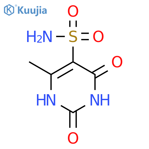 5-PYRIMIDINESULFONAMIDE, 1,2,3,4-TETRAHYDRO-6-METHYL-2,4-DIOXO- structure