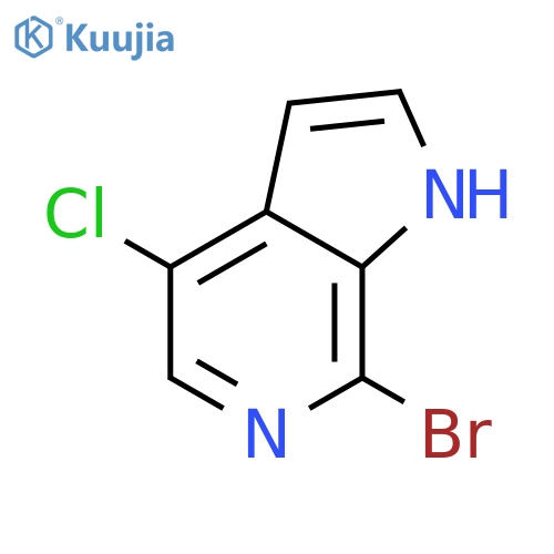 7-bromo-4-chloro-1h-pyrrolo[2,3-c]pyridine structure