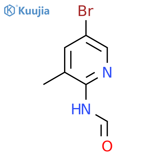 N-(5-Bromo-3-methylpyridin-2-yl)formamide structure