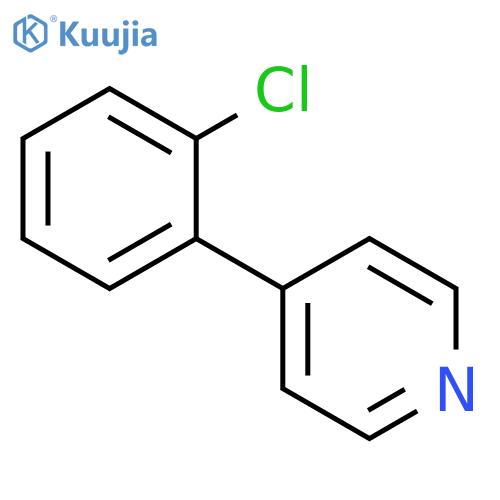 PYRIDINE, 4-(2-CHLOROPHENYL)- structure