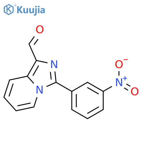 3-(3-NITRO-PHENYL)-IMIDAZO[1,5-A]PYRIDINE-1-CARBALDEHYDE structure