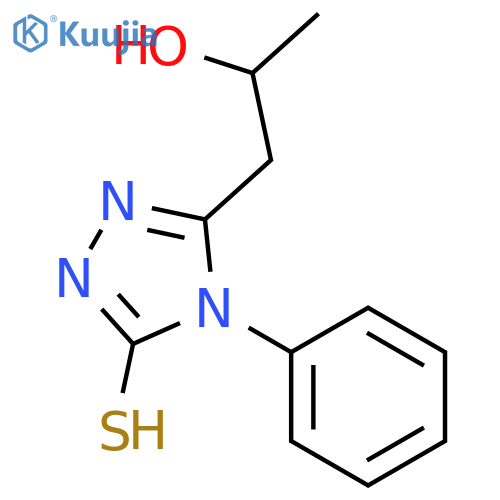1-(5-Mercapto-4-phenyl-4H-1,2,4-triazol-3-yl)propan-2-ol structure