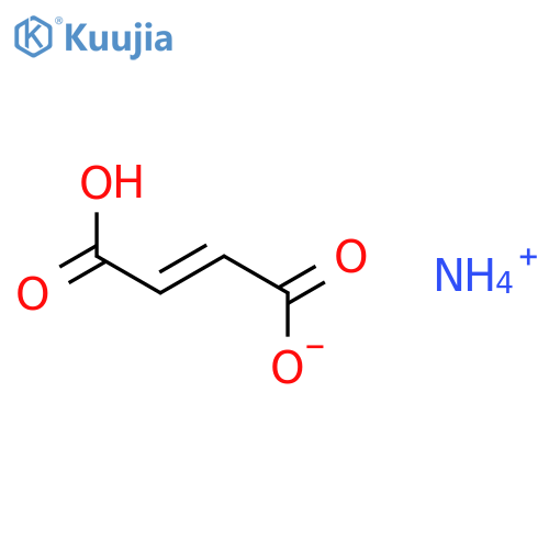 Ammonium hydrogen maleate structure