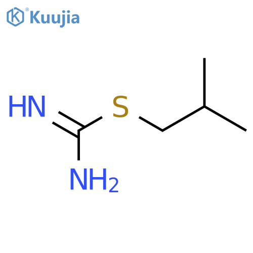 Carbamimidothioic acid,2-methylpropyl ester structure