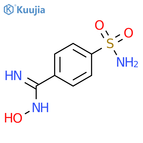 N-hydroxy-4-sulfamoylbenzene-1-carboximidamide structure