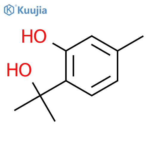 2-(2-hydroxypropan-2-yl)-5-methylphenol structure