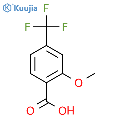 2-Methoxy-4-(trifluoromethyl)benzoic acid structure