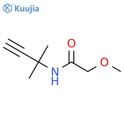 2-methoxy-N-(2-methylbut-3-yn-2-yl)acetamide structure