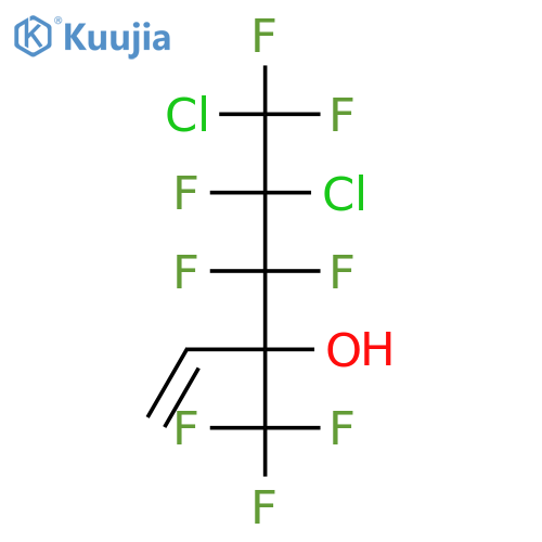 1-Hexen-3-ol, 5,6-dichloro-4,4,5,6,6-pentafluoro-3-(trifluoromethyl)- structure