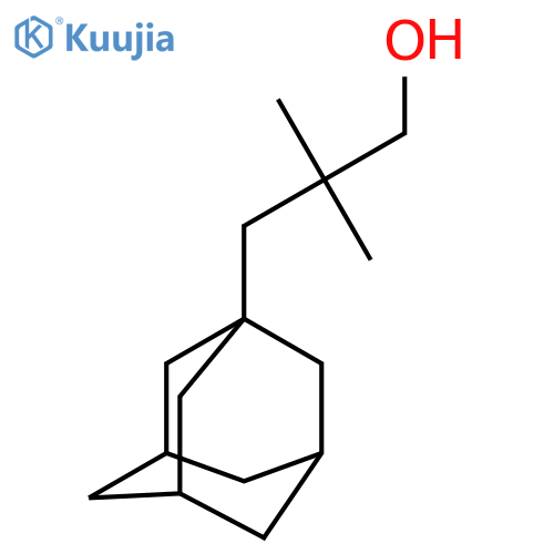 3-(adamantan-1-yl)-2,2-dimethylpropan-1-ol structure