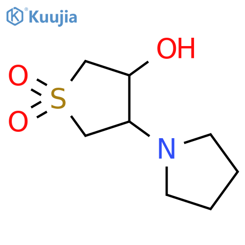 4-(1-pyrrolidinyl)tetrahydro-3-thiophenol 1,1-dioxide structure