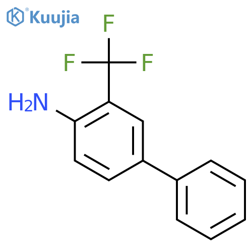[1,1'-Biphenyl]-4-amine, 3-(trifluoromethyl)- structure
