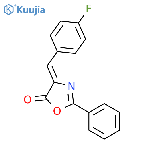 5(4H)-Oxazolone,4-[(4-fluorophenyl)methylene]-2-phenyl- structure