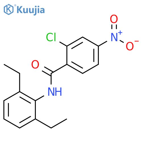 2-Chloro-N-(2,6-diethylphenyl)-4-nitrobenzamide structure