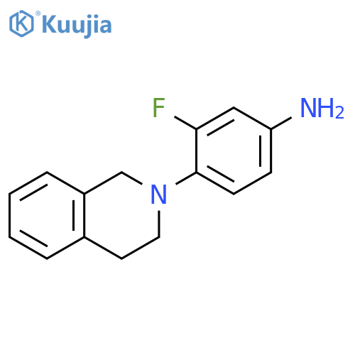 4-3,4-Dihydro-2(1H)-isoquinolinyl-3-fluoroaniline structure