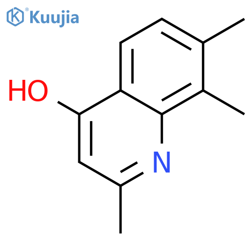 4-Hydroxy-2,7,8-trimethylquinoline structure
