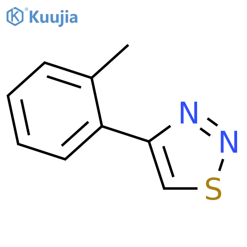 4-(2-methylphenyl)-1,2,3-thiadiazole structure