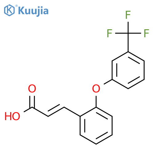 3-{2-3-(Trifluoromethyl)phenoxyphenyl}-acrylic Acid structure
