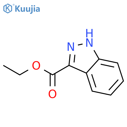 Ethyl 1H-indazole-3-carboxylate structure